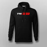 TVS Racing Men's Hoodie- Stylish and Bold Racing Wear by Teez