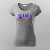 Tails Linux Distribution T-Shirt For Women
