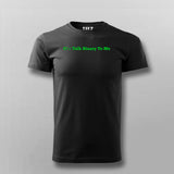 Talk Binary To Me Funny Coder Programmer T-shirt For Men