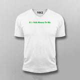 Talk Binary To Me Funny Coder Programmer T-shirt For Men