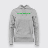 Talk Binary to Me - Funny Programmer Women's Tee