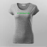 Talk Binary to Me - Funny Programmer Women's Tee