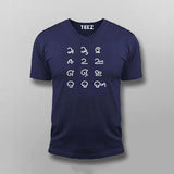 Tamil Language Vowels Uyir Ezhuthukkal Tamil text T-shirt For Men