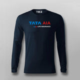 Tata Aia Life Insurance T-shirt For Men