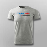 Tata Aia Life Insurance T-shirt For Men
