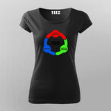 TVS Credit: Chic Finance Cotton Tee for Women by Teez