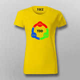 TVS Credit: Chic Finance Cotton Tee for Women by Teez