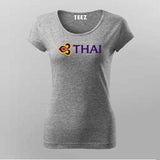 Thai Culture Logo T-shirt For Women
