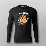 Thappar T-shirt For Men – Funny Desi Attitude Tee
