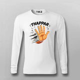 Thappar T-shirt For Men – Funny Desi Attitude Tee