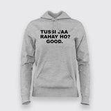 Tussi Na Jao Women's Hoodie - Trendy Bollywood Desi Art by Teez