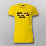 Tussi Na Jao Women's Tee - Trendy Bollywood Desi Art by Teez