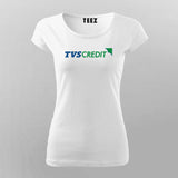 TVS Credit: Chic Finance Cotton Tee for Women by Teez