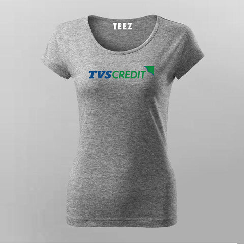 TVS Credit: Chic Finance Cotton Tee for Women by Teez