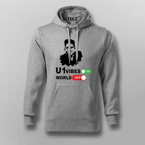 U1 Vibes On World Off Hoodies For Men