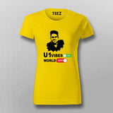 U1 Vibes On World Off T-Shirt For Women