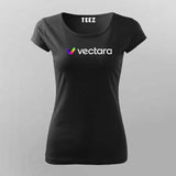 Vectara AI Logo T-shirt For Women – Developer Tech