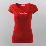 Vectara AI Logo T-shirt For Women – Developer Tech