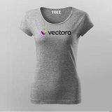 Vectara AI Logo T-shirt For Women – Developer Tech