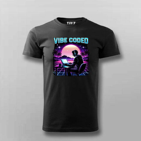 Vibe Coded Developer T-shirt For Men