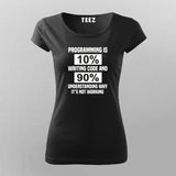 Vintage Coding For Programmer T-Shirt For Women