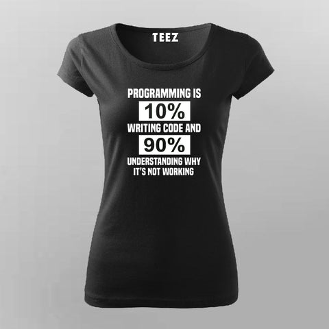 Vintage Coding For Programmer T-Shirt For Women