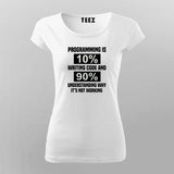Vintage Coding For Programmer T-Shirt For Women