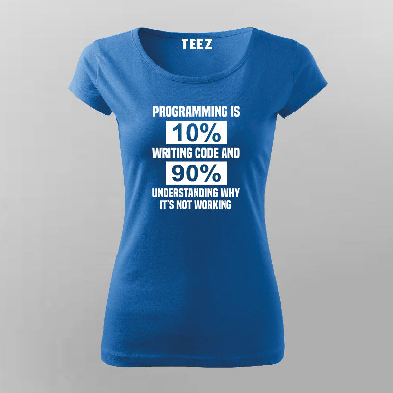 Vintage Coding For Programmer T-Shirt For Women – TEEZ.in