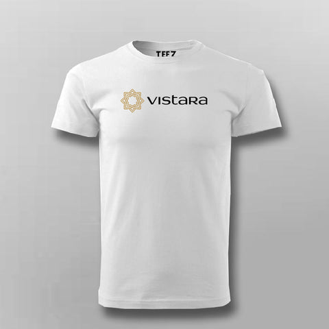 Buy This Vistara Logo Offer T-Shirt For Men (April) For Prepaid Only