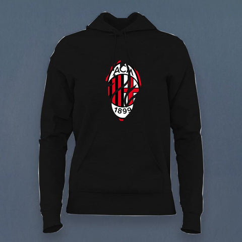 Fan-Made AC Milan Hoodie for Women | Rossoneri Fan Gear