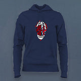 Fan-Made AC Milan Hoodie for Women | Rossoneri Fan Gear