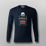 Weeks of Programming - funny for Software engineers T-shirt For Men