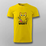 What Cat Dark Humor T-shirt For Men