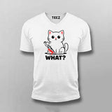 What Cat Dark Humor T-shirt For Men