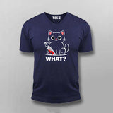 What Cat Dark Humor T-shirt For Men