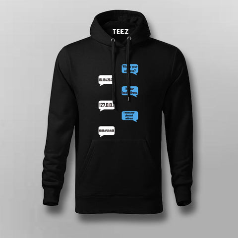 What Is Your Address 151.194.25.39 Funny Networking Hoodie for Men