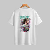 You Belong With Me T-Shirt For Men – Bold Fan Art for Pop Hearts