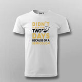 Didn’t Sleep For Days Semicolon T-shirt For Men