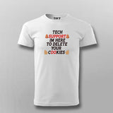 Tech Support T-shirt For Men | Funny IT Quote Tee