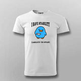 Funny Penguin T-Shirt For Men – "I Have Stability"