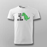 T-Rex Can't Eat Ice Cream | Funny T-shirt For Men