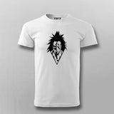 Kenpachi Line Art Anime T-shirt For Men