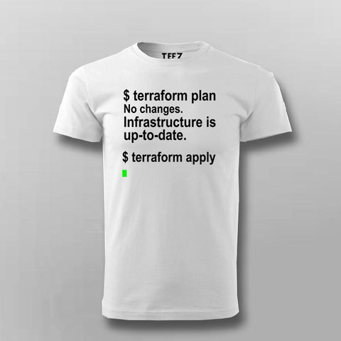 Run Terraform Apply T-Shirt For Men – DevOps Engineer