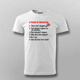6 Stages of Debugging T-Shirt For Men – Funny Programmer