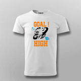 Astronaut Playing Football T-Shirt for Men - Unique Space Style