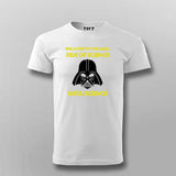 Dark Side of Science T-Shirt For Men | Funny Data Science