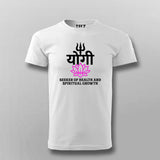 Yogi Spiritual Lotus Trishul T-shirt For Men