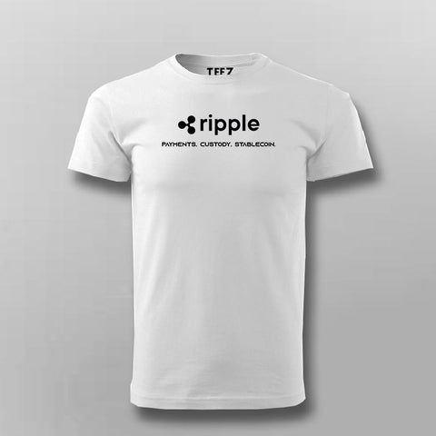 Ripple Payment Network T-shirt For Men