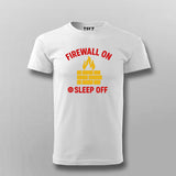 Firewall On Sleep Off T-Shirt for Men – Sysadmin Life Humor
