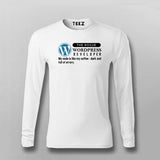 WordPress Funny Coding Quote - Men's Tee for Developers